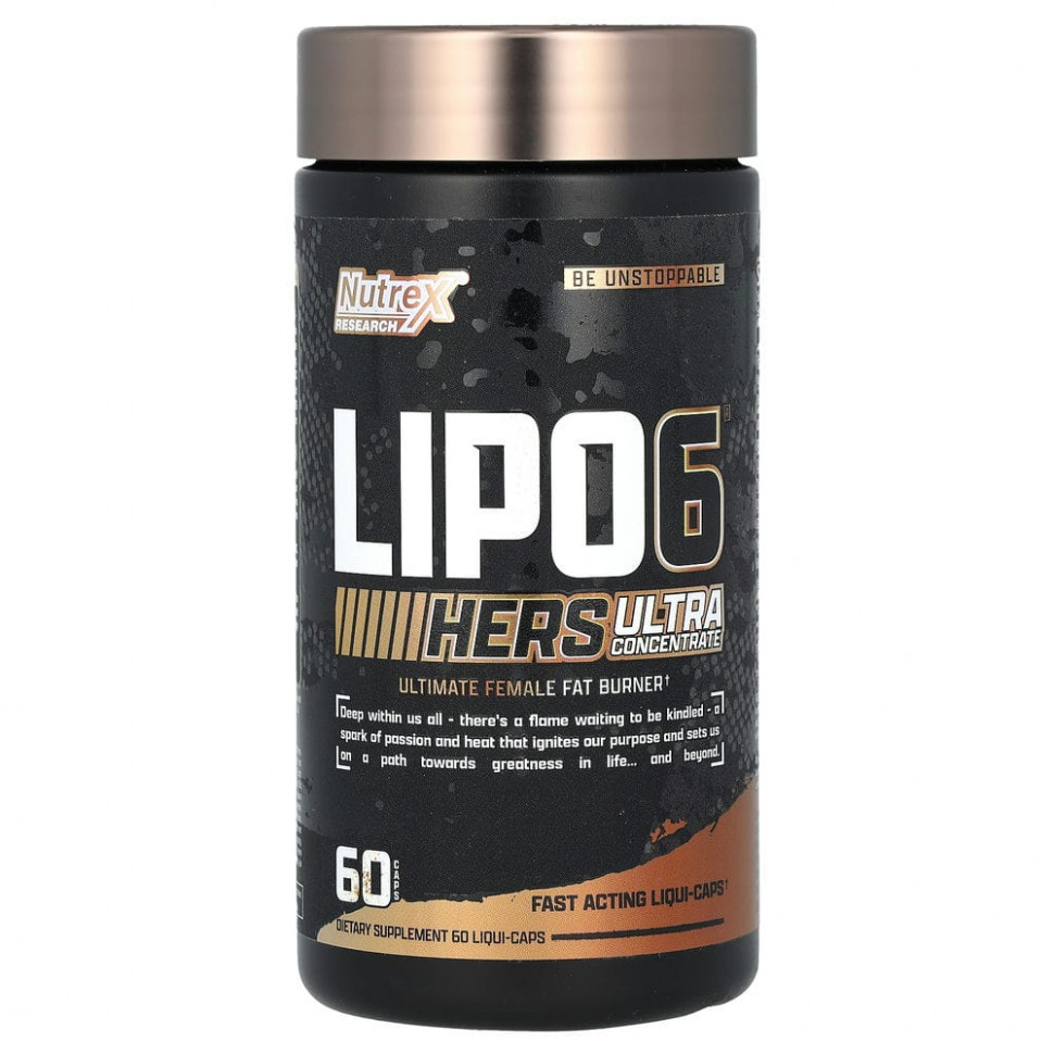 ���� ������ (Iherb) Nutrex Research, LIPO-6 Black ��� ������, ����������������, 60 ������ ������, ������ �� 5060 ���
