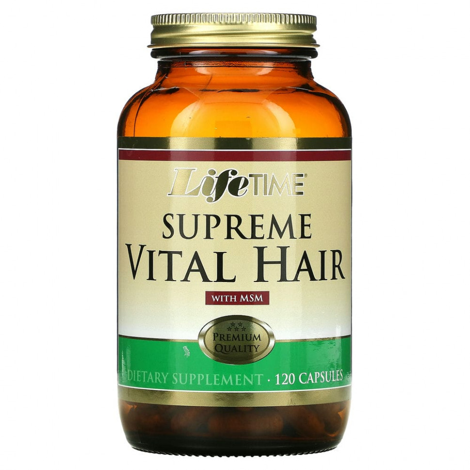 ���� ������ (Iherb) LifeTime Vitamins, Supreme Vital Hair � MSM, 120 ������, ������ �� 3020 ���