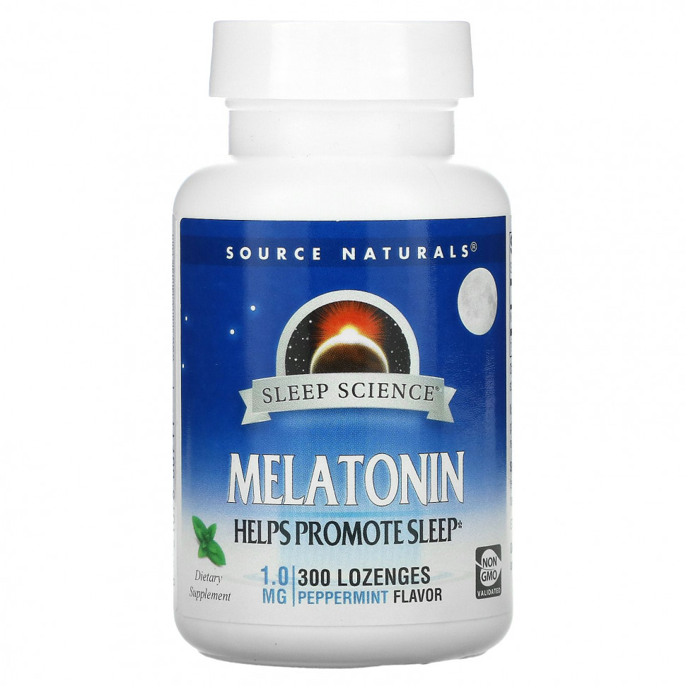���� ������ (Iherb) Source Naturals, Sleep Science, ���������, �������� ����, 1 ��, 300 ��������, ������ �� 3640 ���