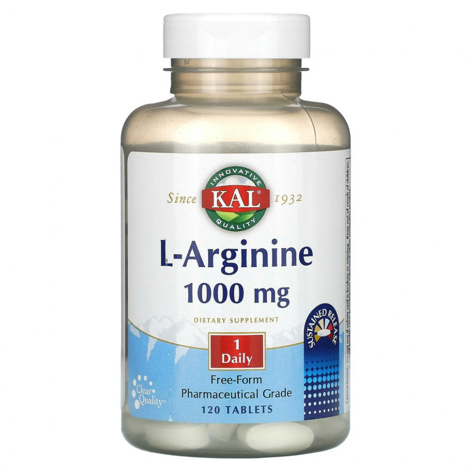 ���� ������ (Iherb) KAL, L-�������, 1000 ��, 120 ��������, ������ �� 4300 ���