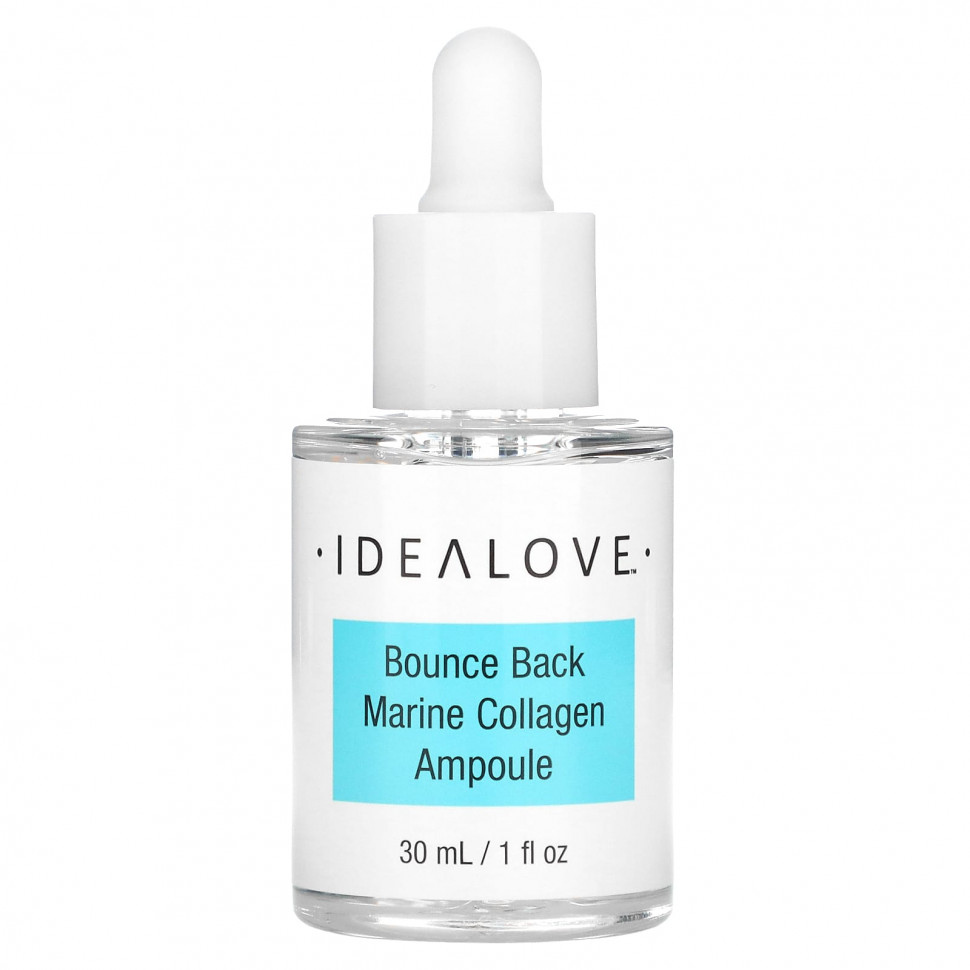 ���� ������ (Iherb) Idealove, Bounce Back, Marine Collagen Ampoule, ��������� � ������� ����������, 30 �� (1 ����. �����), ������ �� 3260 ���