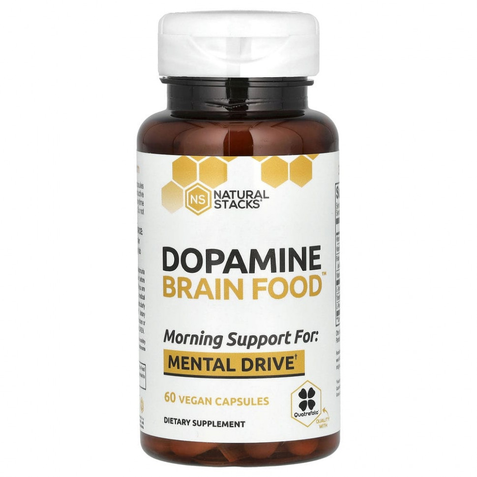 ���� ������ (Iherb) Natural Stacks, Dopamine Brain Food, 60 �������������� ������, ������ �� 6030 ���