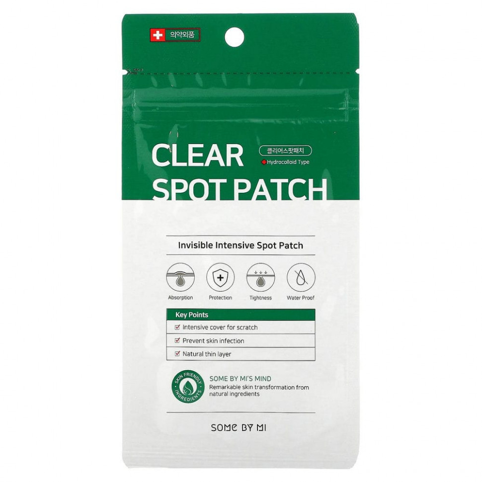 ���� ������ (Iherb) Some By Mi, 30 Days Miracle Clear Spot Patch, ����� ������ ����, 18 ��., ������ �� 690 ���