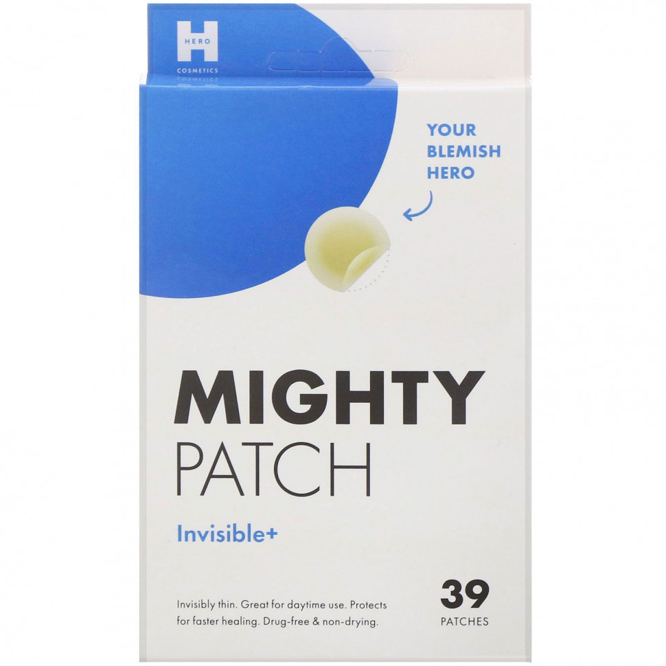 ���� ������ (Iherb) Hero Cosmetics, Mighty Patch, ���������+, 39 ��., ������ �� 2550 ���