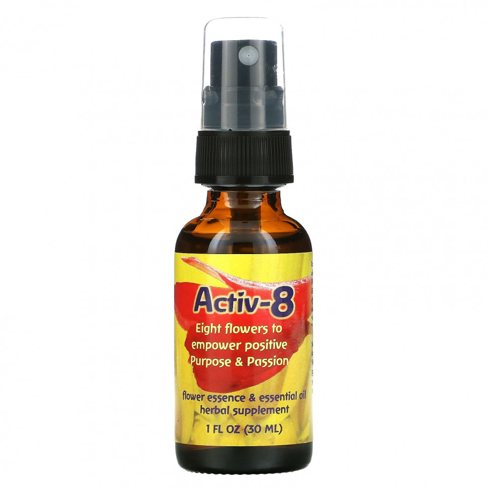   (Iherb) Flower Essence Services, Activ-8,     , 30 ,   2770 