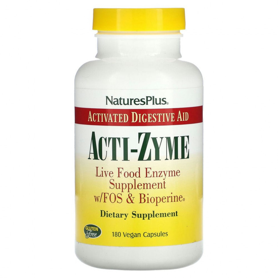 ���� ������ (Iherb) NaturesPlus, Acti-Zyme, 180 ��������� ������, ������ �� 6050 ���
