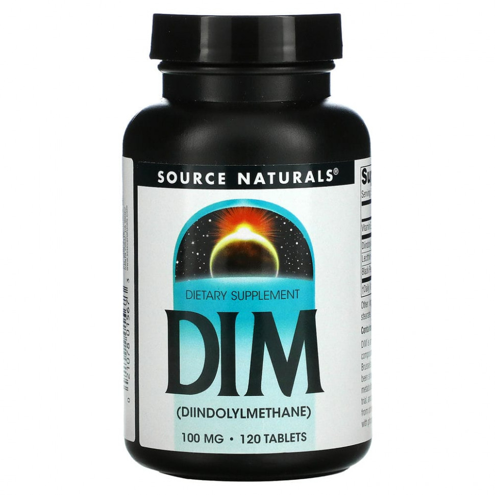 ���� ������ (Iherb) Source Naturals, DIM (��������������), 100 ��, 120 ��������, ������ �� 4270 ���