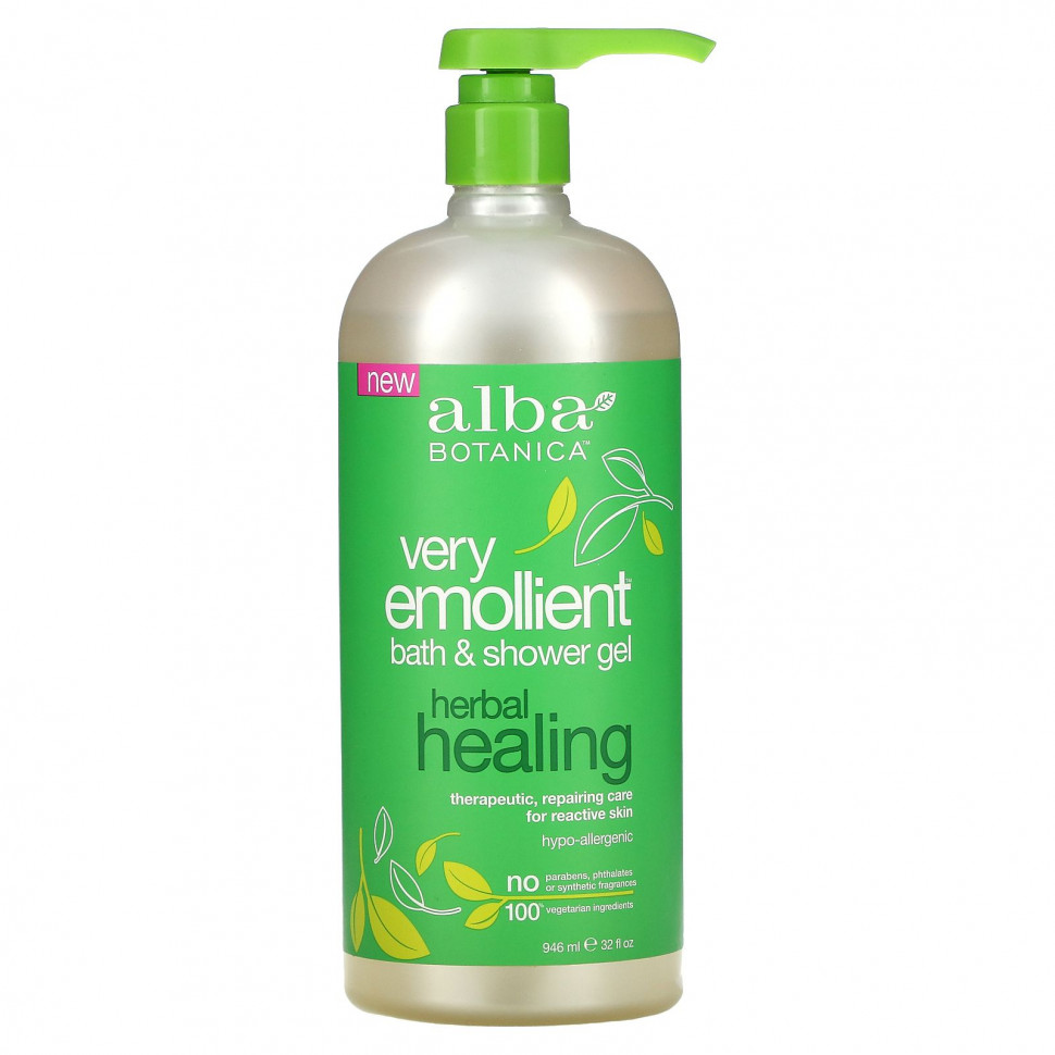 ���� ������ (Iherb) Alba Botanica, Very Emollient, ���� ��� ����� � ����, �������� �����, 946 �� (32 ����. �����), ������ �� 4000 ���