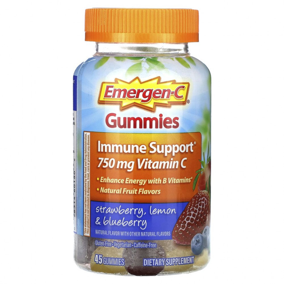 ���� ������ (Iherb) Emergen-C, ����������� �������� ��� ��������� ����������, ��������, ����� � ��������, 45 ����������� ��������, ������ �� 3660 ���