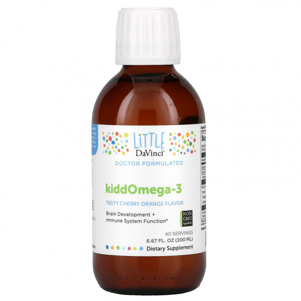 ���� ������ (Iherb) Little DaVinci, KiddOmega-3, ���� ����� � ���������, 200 �� (6,67 ����. �����), ������ �� 5990 ���