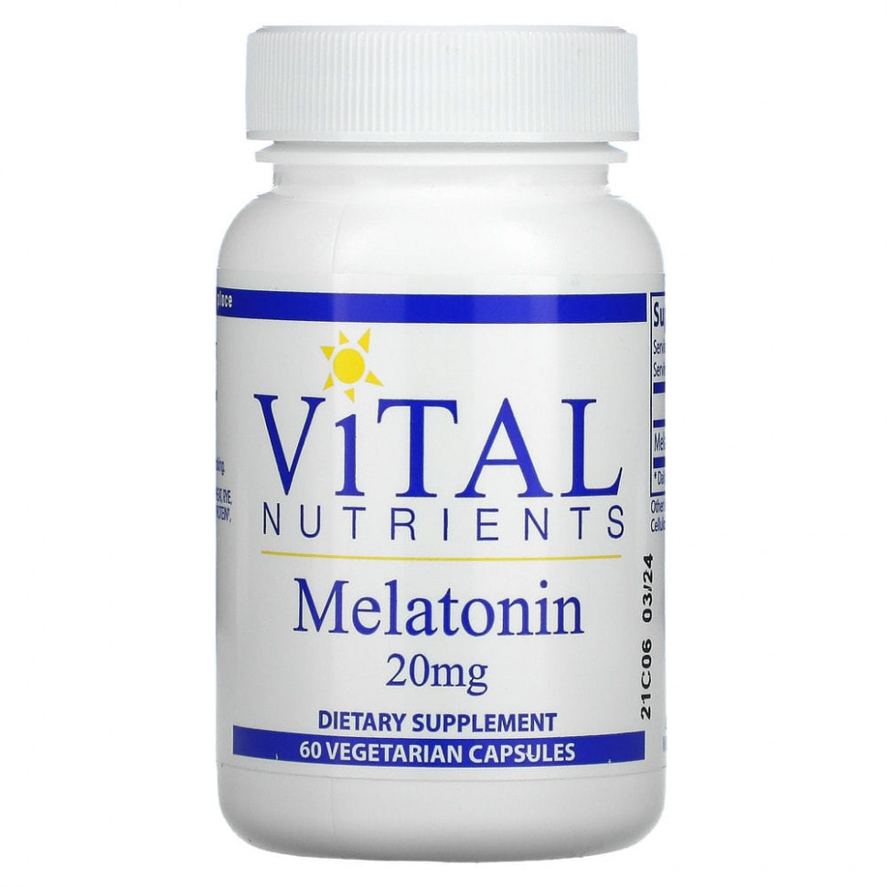 ���� ������ (Iherb) Vital Nutrients, ���������, 20 ��, 60 �������������� ������, ������ �� 8210 ���