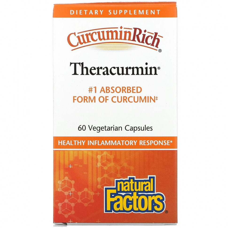 ���� ������ (Iherb) Natural Factors, CurcuminRich, Theracurmin, ��������, 60 �������������� ������, ������ �� 3770 ���