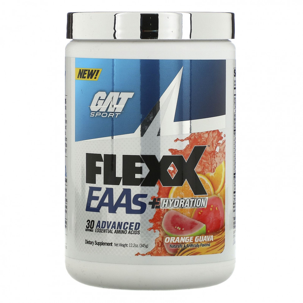 ���� ������ (Iherb) GAT, Flexx EAA + Hydration, ������������ �����, 345 � (12,2 �����), ������ �� 5660 ���
