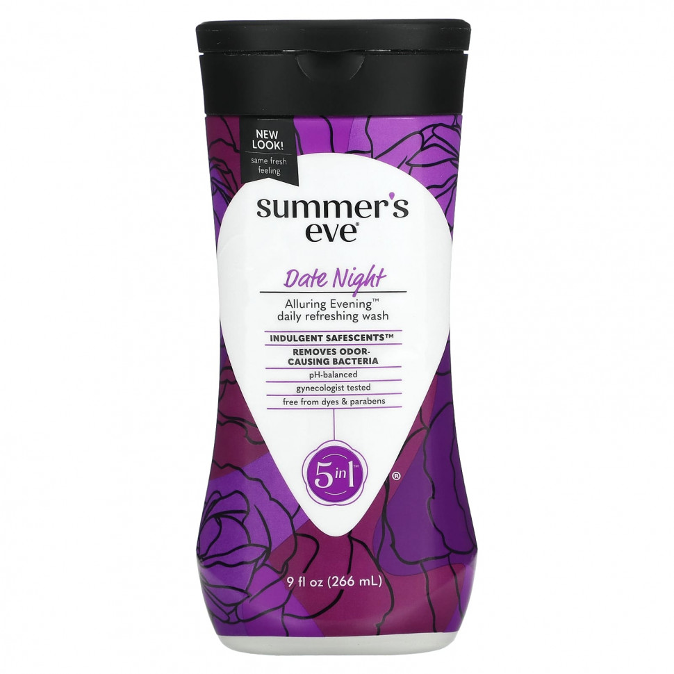 ���� ������ (Iherb) Summer's Eve, Alluring Evening Daily Refreshing Wash, Date Night, 266 �� (9 ����. �����), ������ �� 1310 ���