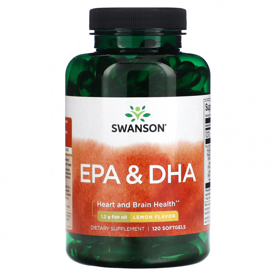 ���� ������ (Iherb) Swanson, ��� � ���, �����, 120 ������ ��������, ������ �� 2030 ���