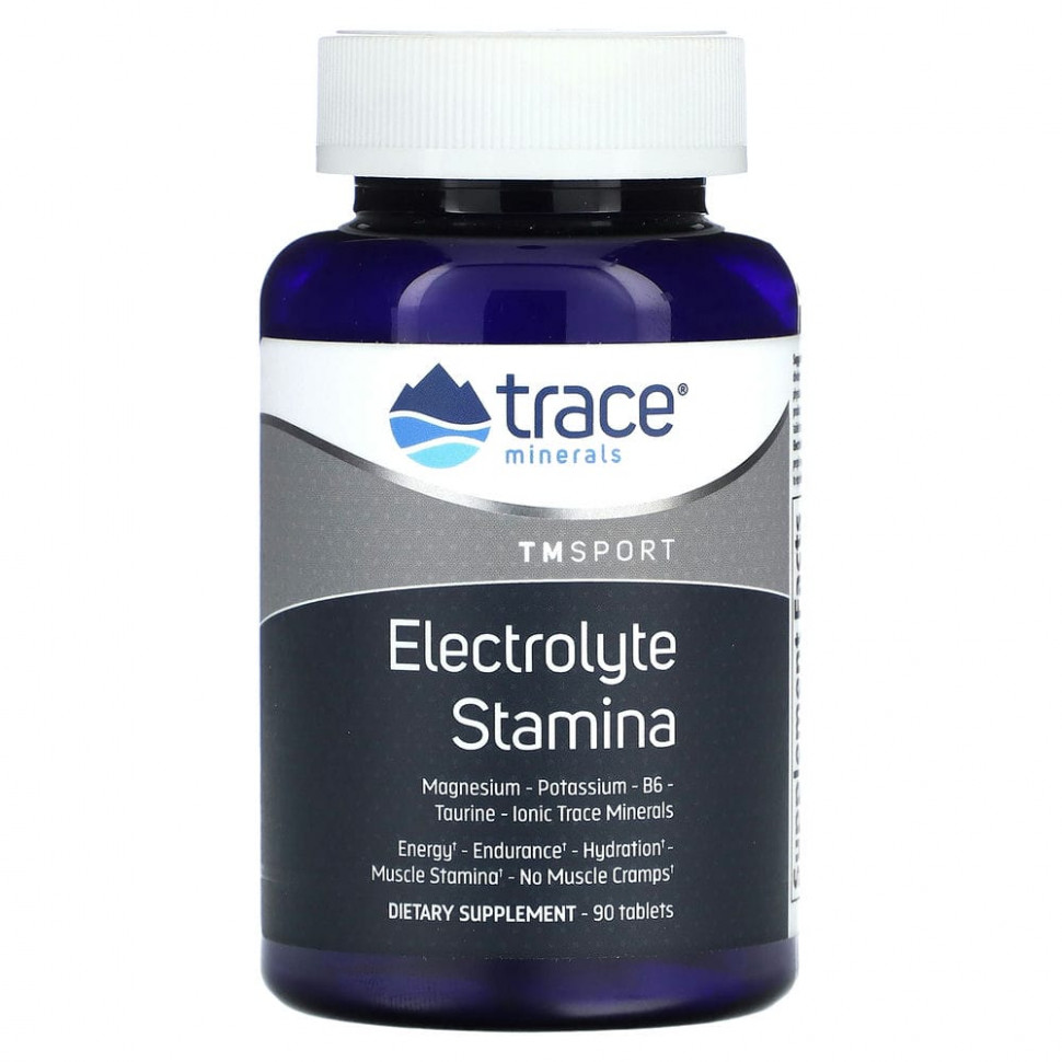 ���� ������ (Iherb) Trace Minerals �, TM Sport, Electrolyte Stamina, 90 ��������, ������ �� 4200 ���