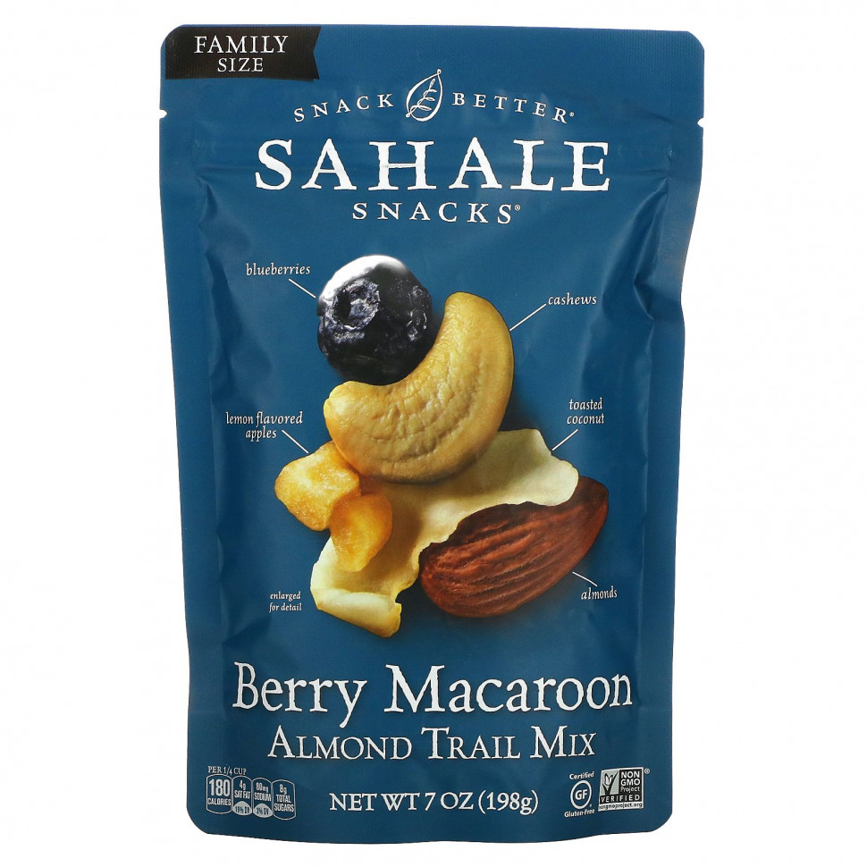 ���� ������ (Iherb) Sahale Snacks, ������� �������, ����� �������, ������ � �����������, 198 � (7 �����), ������ �� 1930 ���
