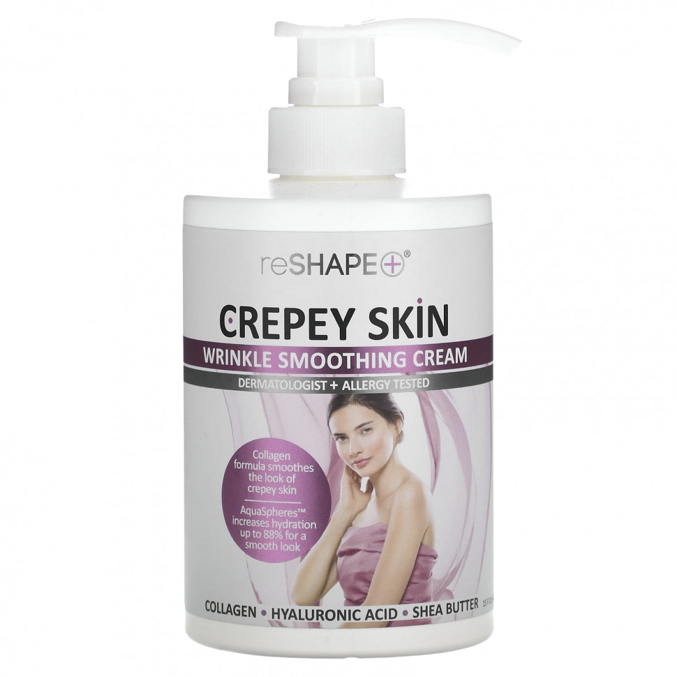 ���� ������ (Iherb) Reshape Plus, Crepey Skin, ���� ��� ������������� ������, 444 �� (15 ����. �����), ������ �� 2310 ���