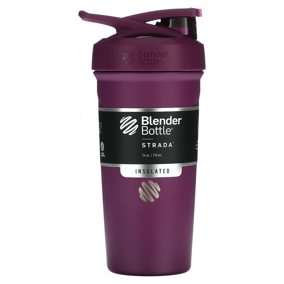 ���� ������ (Iherb) Blender Bottle, Strada, � ��������� �� ����������� �����, �����, 710 �� (24 �����), ������ �� 4670 ���