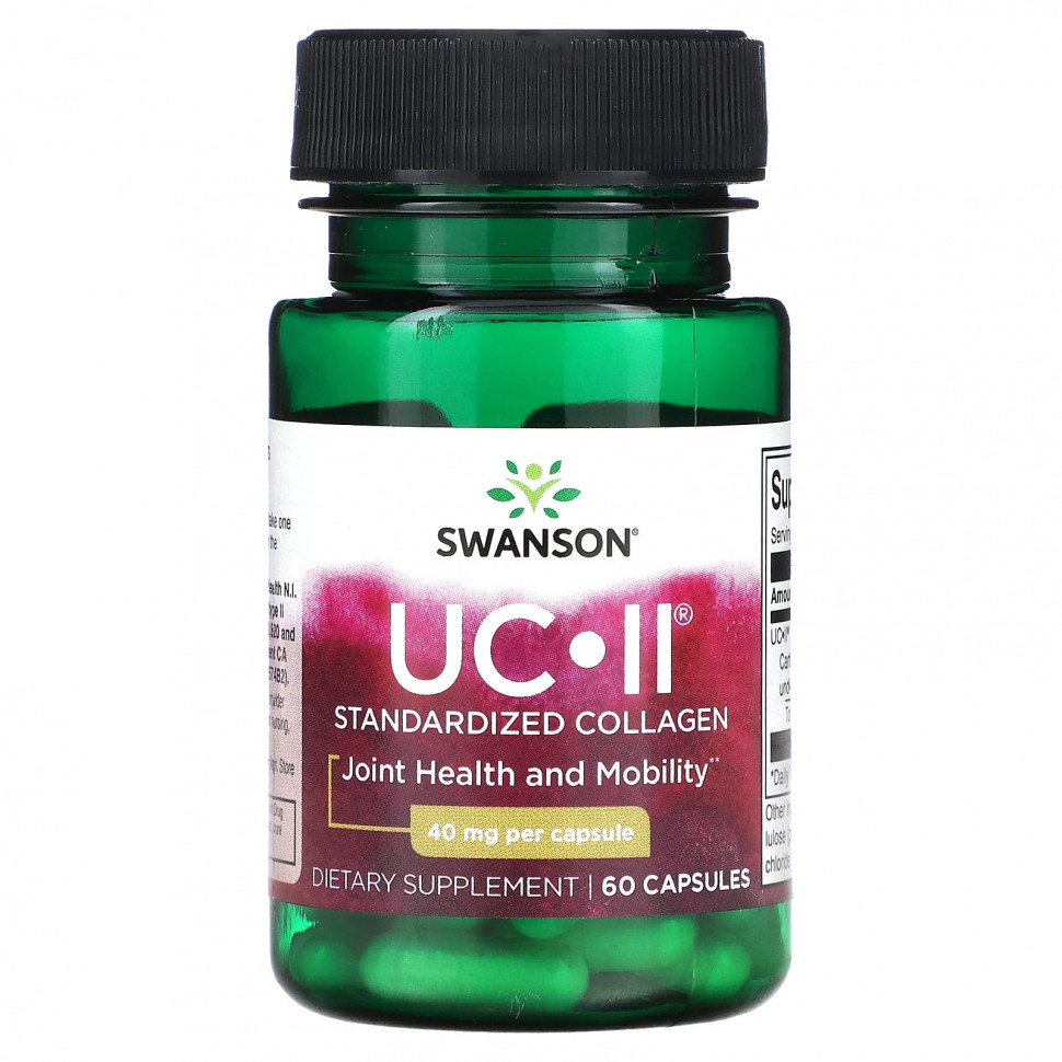 ���� ������ (Iherb) Swanson, UC-II, ������������������� ��������, 40 ��, 60 ������, ������ �� 4960 ���