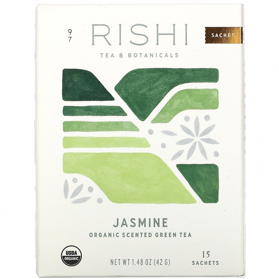 ���� ������ (Iherb) Rishi Tea, ������������ ����������������� ������� ���, ������, 15 ���������, 1,48 ����� (42 �), ������ �� 1990 ���