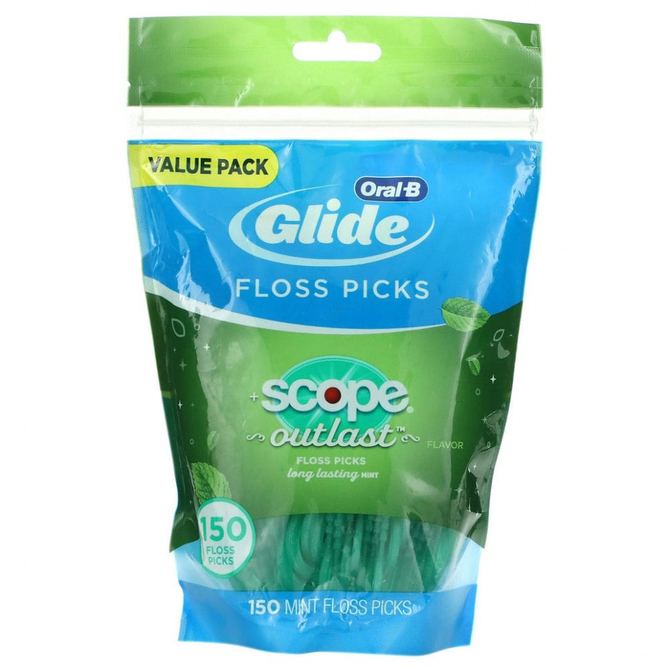 ���� ������ (Iherb) Oral-B, Glide, ����������, Scope Outlast, 150 ����������, ������ �� 2130 ���
