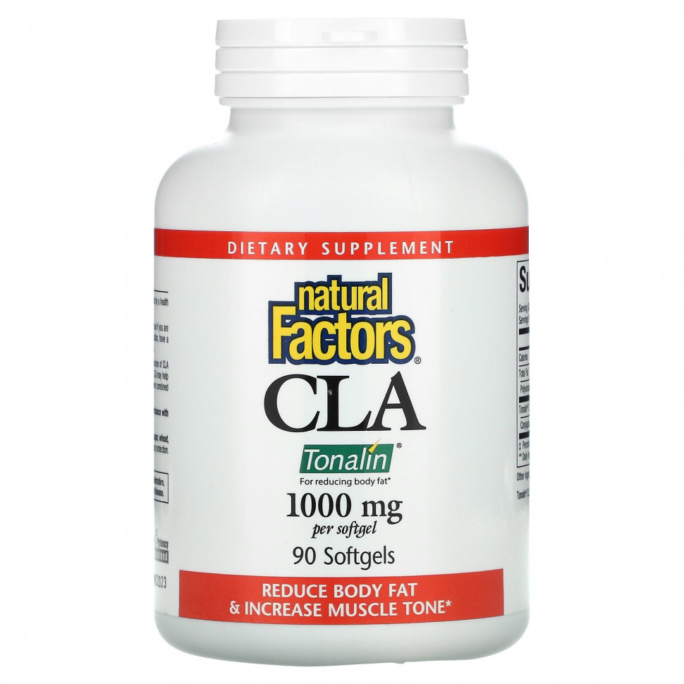 ���� ������ (Iherb) Natural Factors, CLA Tonalin, 1000 ��, 90 ������ ��������, ������ �� 3920 ���