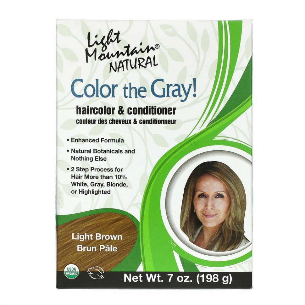 ���� ������ (Iherb) Light Mountain, Color the Gray! ����������� ������ ��� �����, ������� ���������� 7 ����� (198 �), ������ �� 2290 ���