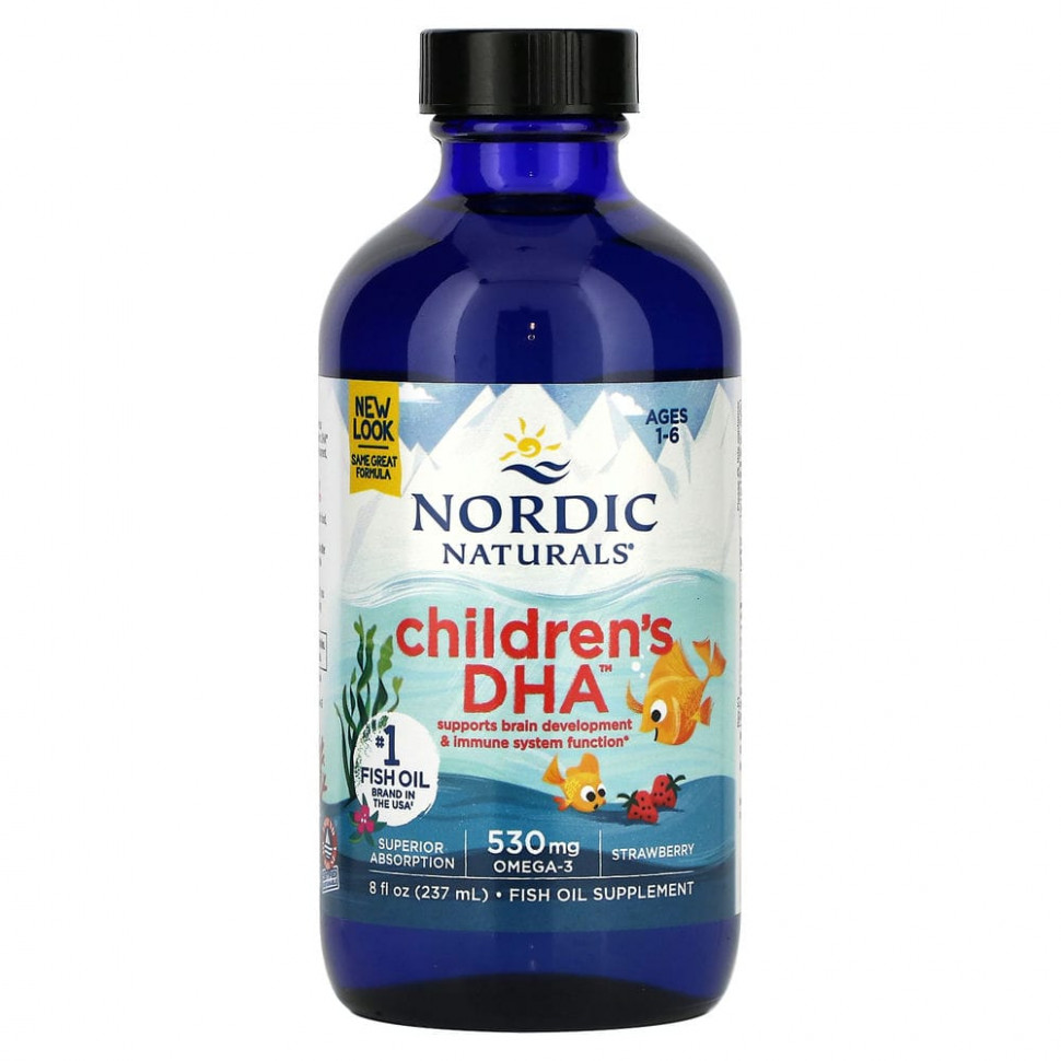 ���� ������ (Iherb) Nordic Naturals, ��� ��� ����� �� 1 �� 6 ���, �� ������ ��������, 530 ��, 237 �� (8 ����. �����), ������ �� 4980 ���