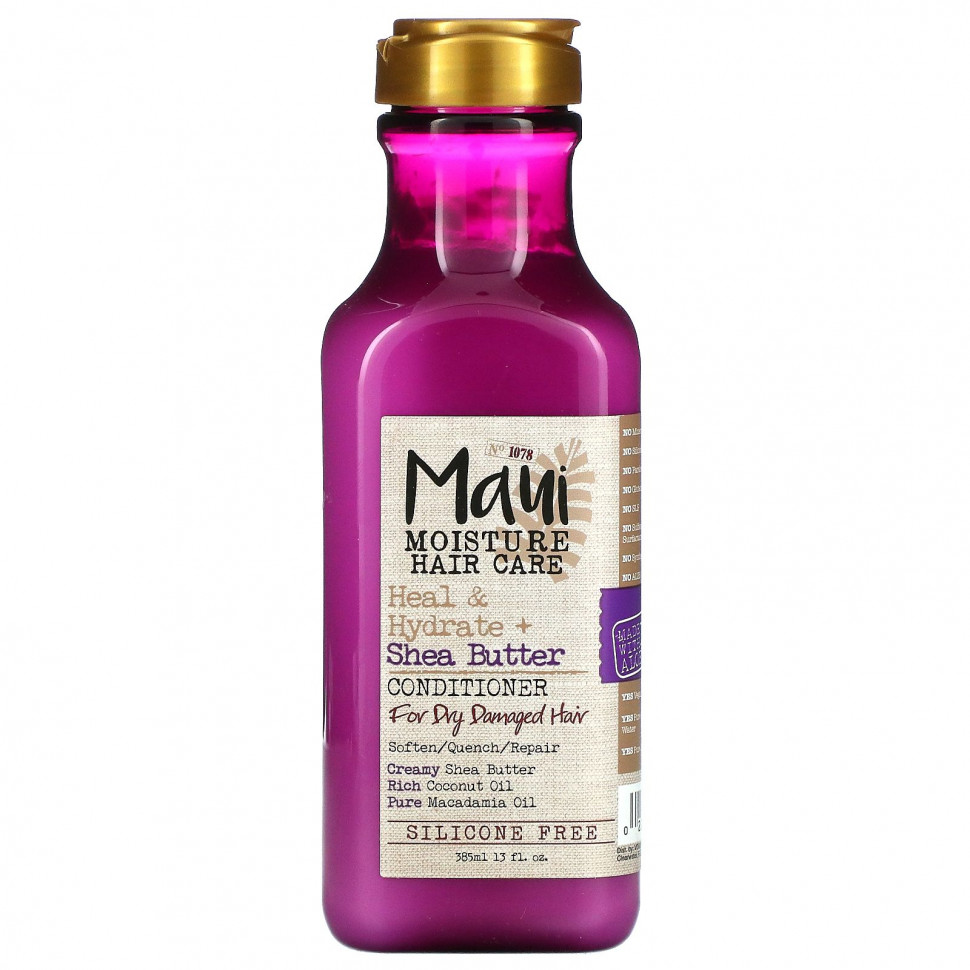 ���� ������ (Iherb) Maui Moisture, Heal & Hydrate + Shea Butter, �����������, ��� �����, ������������ �����, 385 �� (13 ����. �����), ������ �� 2740 ���