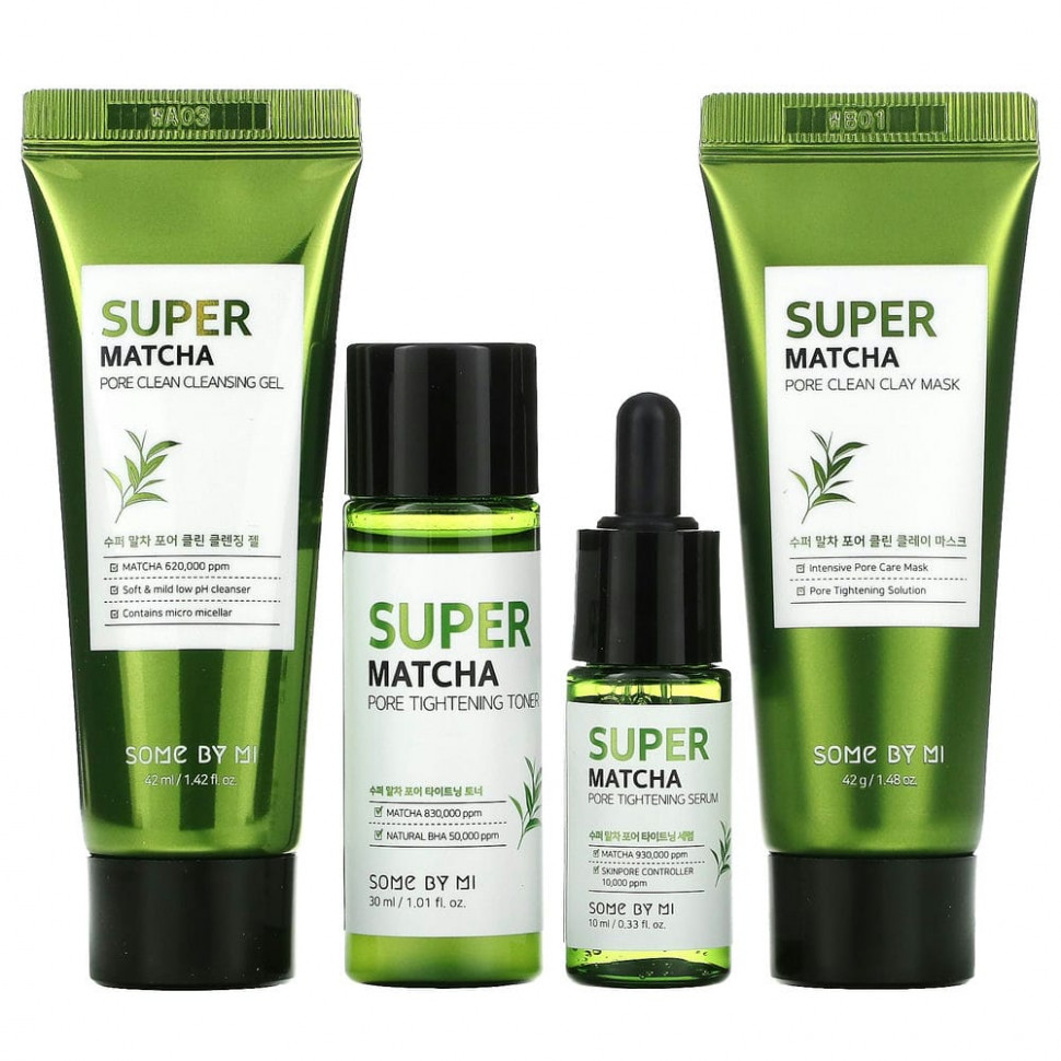   (Iherb) Some By Mi, Super Matcha Pore Care,       , 4 ,   3410 