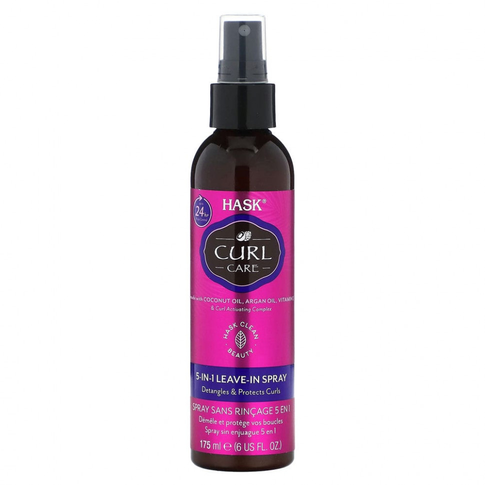 ���� ������ (Iherb) Hask Beauty, Curl Care, ����������� ����� 5 � 1, 175 �� (6 ����. �����), ������ �� 2450 ���