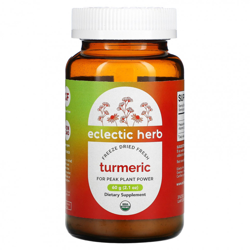 ���� ������ (Iherb) Eclectic Institute, Turmeric, Whole Food POWder, 2.1 oz (60 g), ������ �� 5080 ���