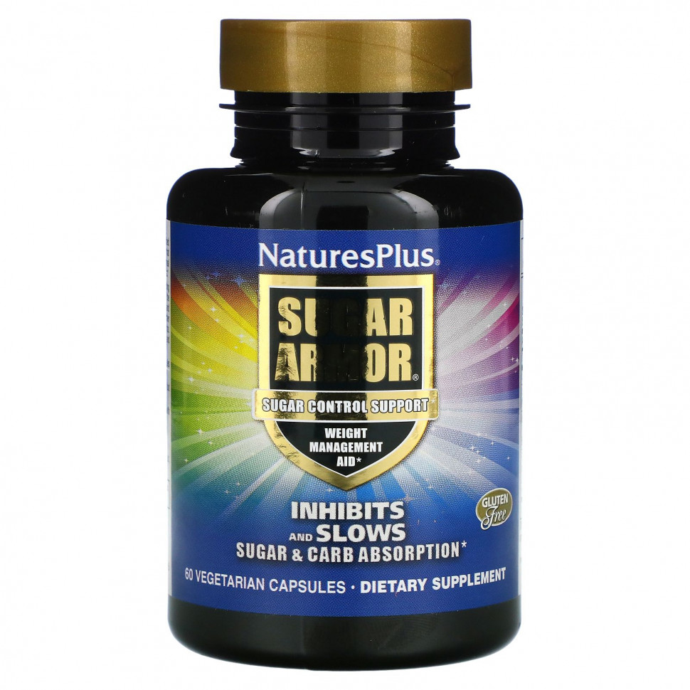���� ������ (Iherb) NaturesPlus, Sugar Armor, ������� ��� �������� ������, 60 �������������� ������, ������ �� 5510 ���