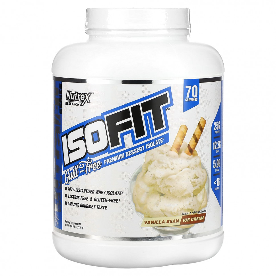 ���� ������ (Iherb) Nutrex Research, IsoFit, ��������� ���������, 2261 � (5 ������), ������ �� 16230 ���