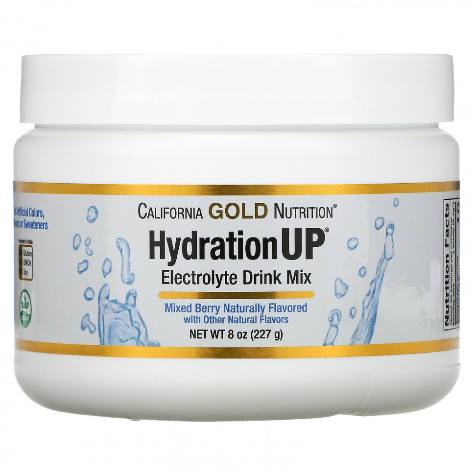 ���� ������ (Iherb) California Gold Nutrition, HydrationUP, ������� ��� ������������� ������������������ �������, ����� ����, 227 � (8 �����), ������ �� 4210 ���