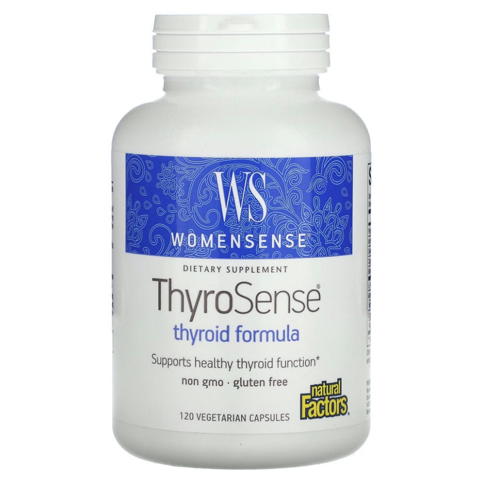 ���� ������ (Iherb) Natural Factors, WomenSense, ThyroSense, �������� ��� ���������� ������, 120 �������������� ������, ������ �� 3800 ���