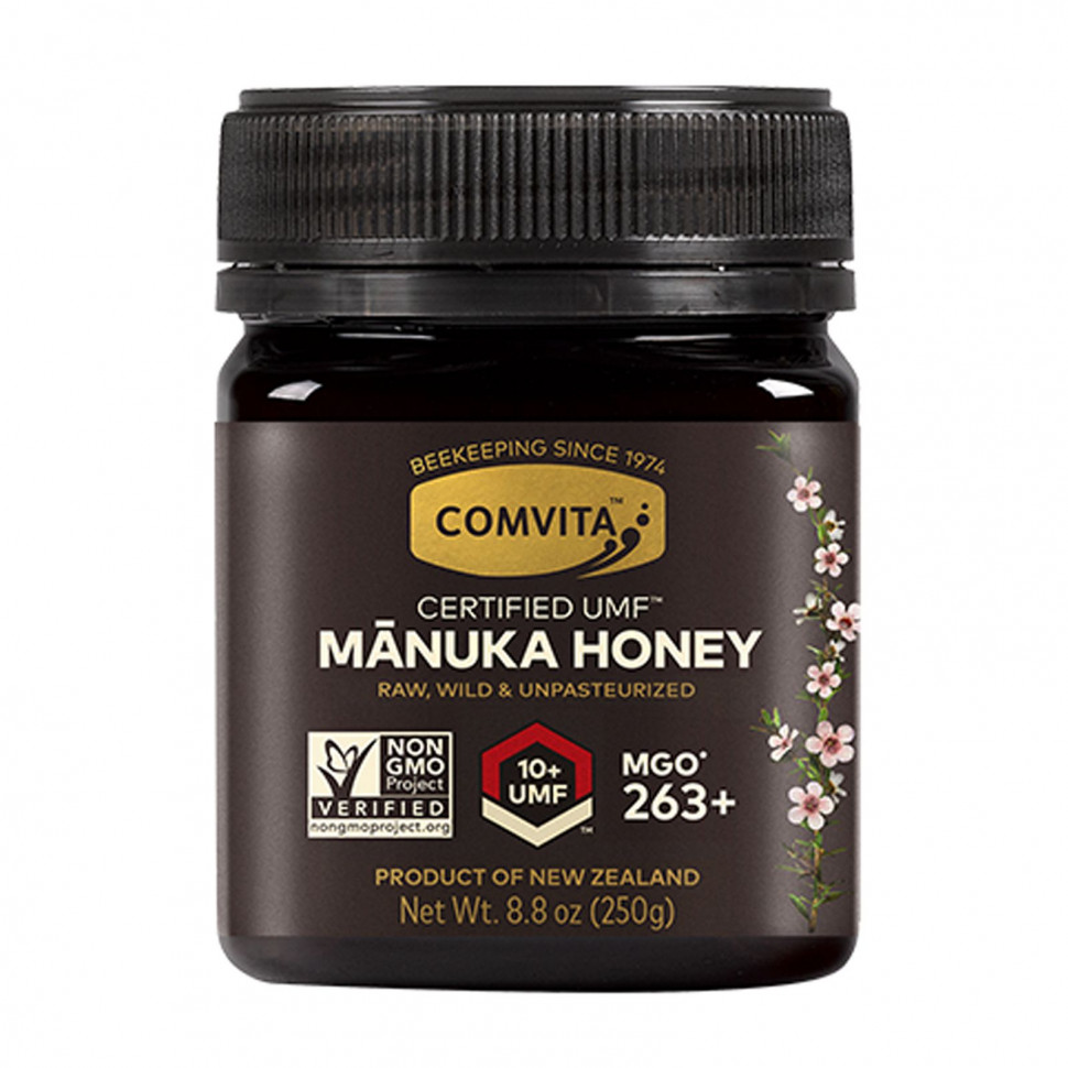 ���� ������ (Iherb) Comvita, Certified UMF 10+ (MGO 263+), �������������� ��� ������, 250 � (8,8 �����), ������ �� 6070 ���