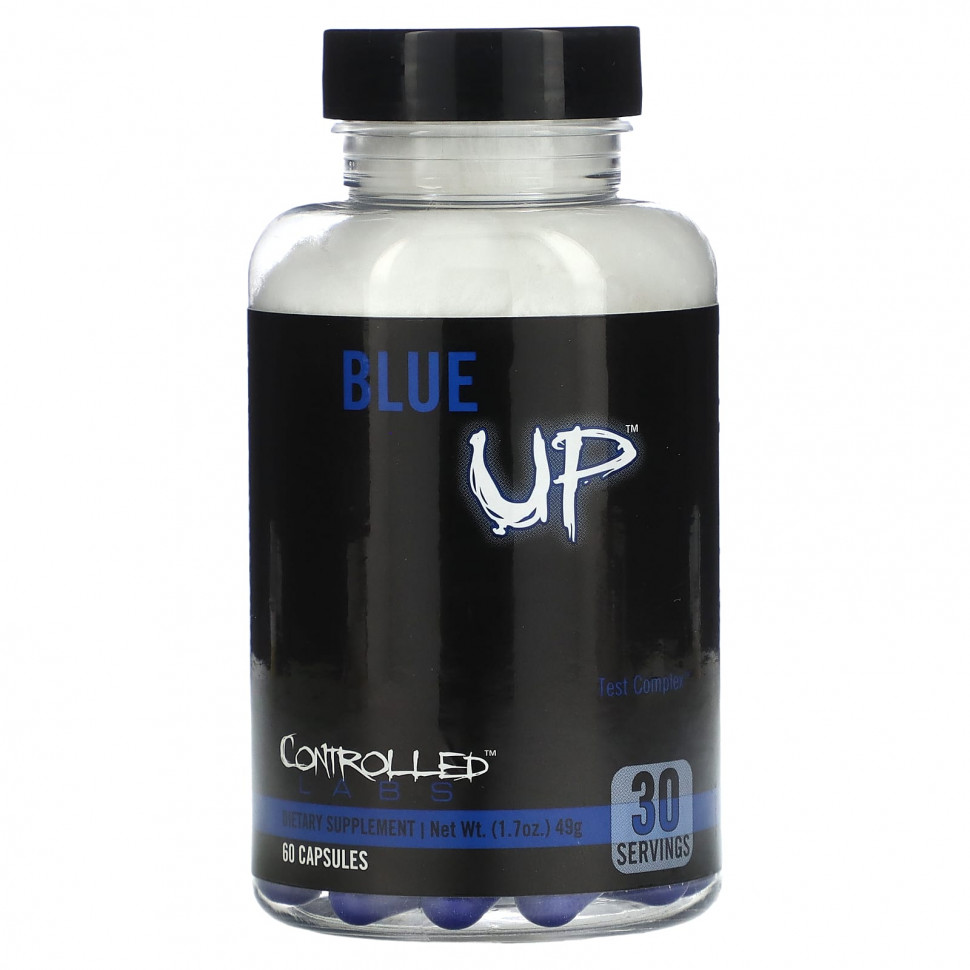 ���� ������ (Iherb) Controlled Labs, Blue Up, Test Complex, 60 ������, ������ �� 4860 ���