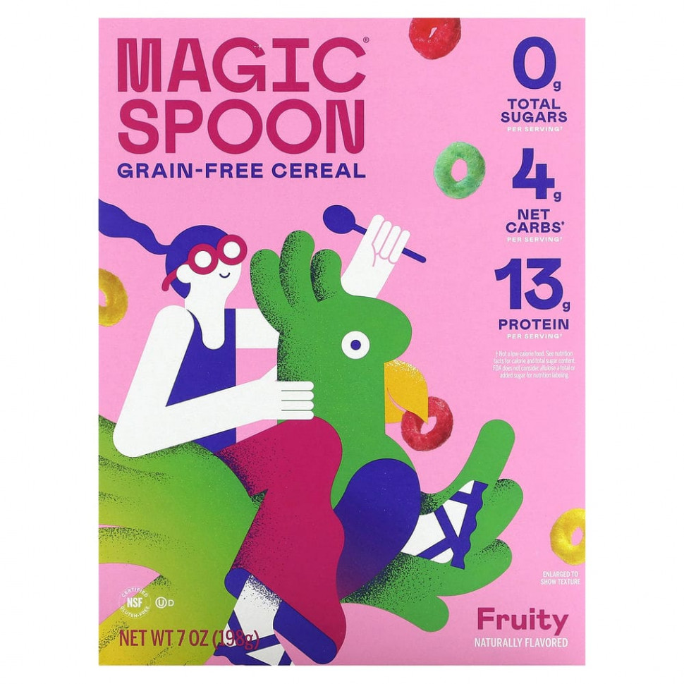 ���� ������ (Iherb) Magic Spoon, ������ ��� ������, ���������, 198 � (7 �����), ������ �� 2620 ���