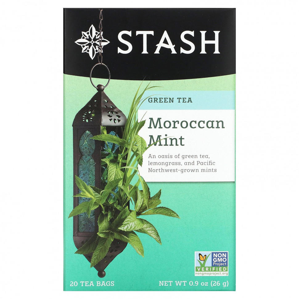 ���� ������ (Iherb) Stash Tea, ������� ���, ������������ ����, 20 ������ ���������, 26 � (0,9 �����), ������ �� 1040 ���