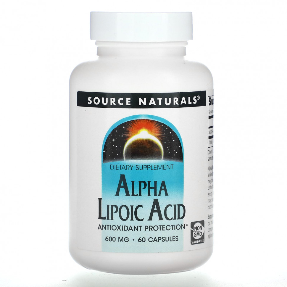 ���� ������ (Iherb) Source Naturals, �����-�������� �������, 600 ��, 60 ������, ������ �� 3450 ���