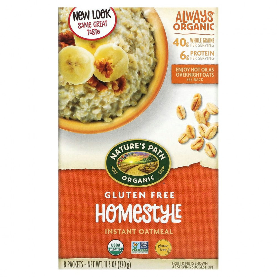   (Iherb) Nature's Path, Homestyle,     , 8 , 320  (11,3 ),   1550 