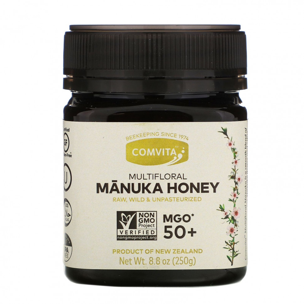 ���� ������ (Iherb) Comvita, Multifloral Manuka Honey, MGO 50+, 8.8 oz (250 g), ������ �� 3310 ���