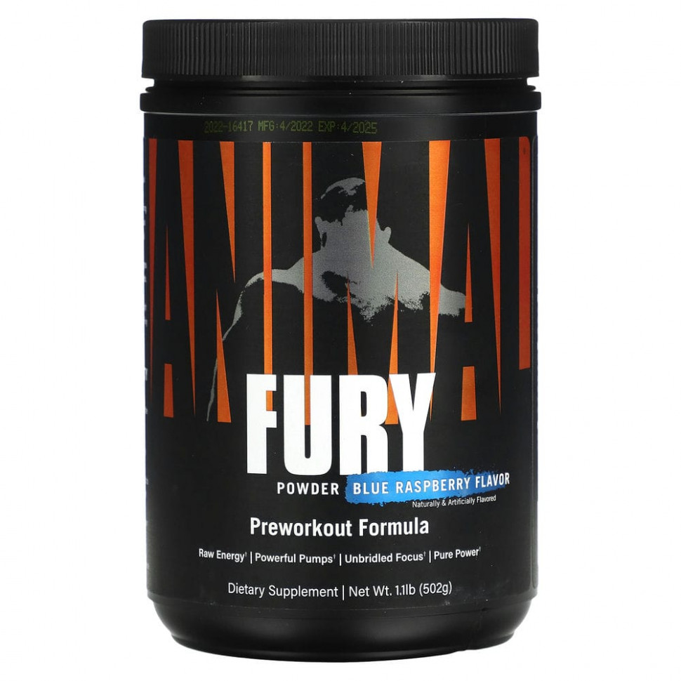 ���� ������ (Iherb) Animal, ������� Fury, ������� ������, 502 � (1,1 �����), ������ �� 7820 ���