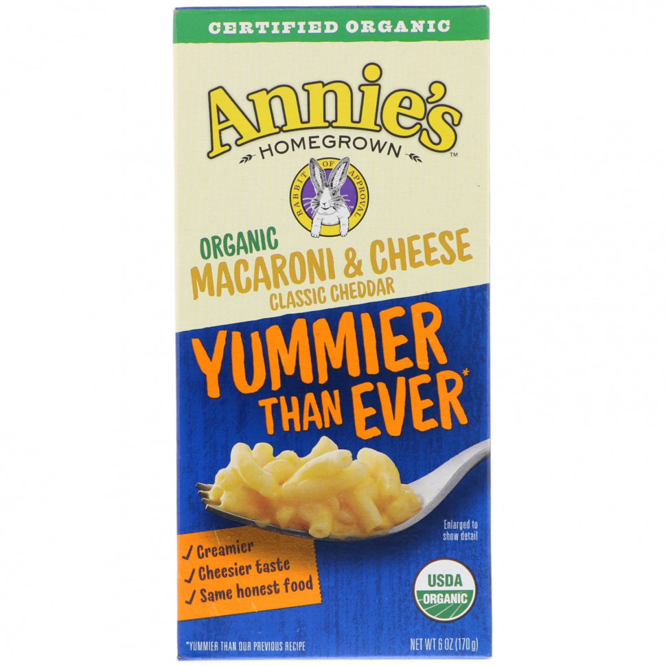 ���� ������ (Iherb) Annie's Homegrown, ������������ �������� � ���, ������������ ������, 6 ����� (170 �), ������ �� 1210 ���