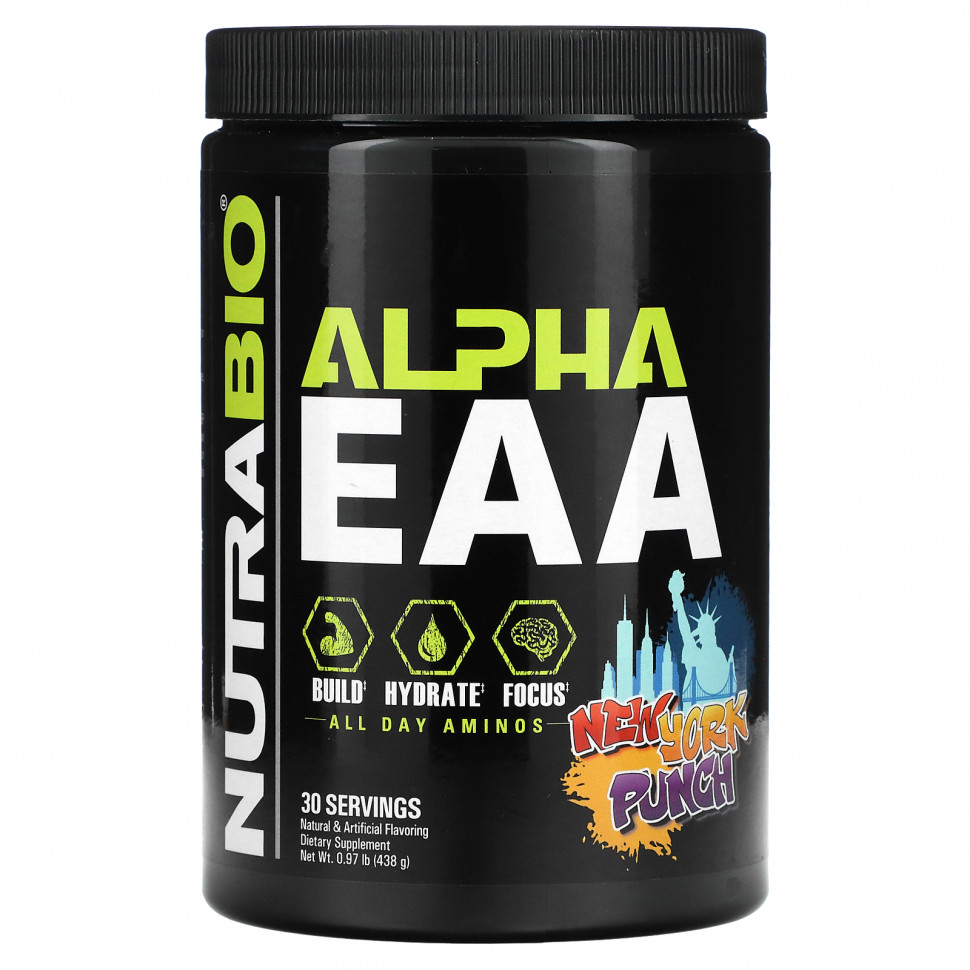   (Iherb) Nutrabio Labs, Alpha EAA, New York Punch, 438  (0,97 ),   6870 