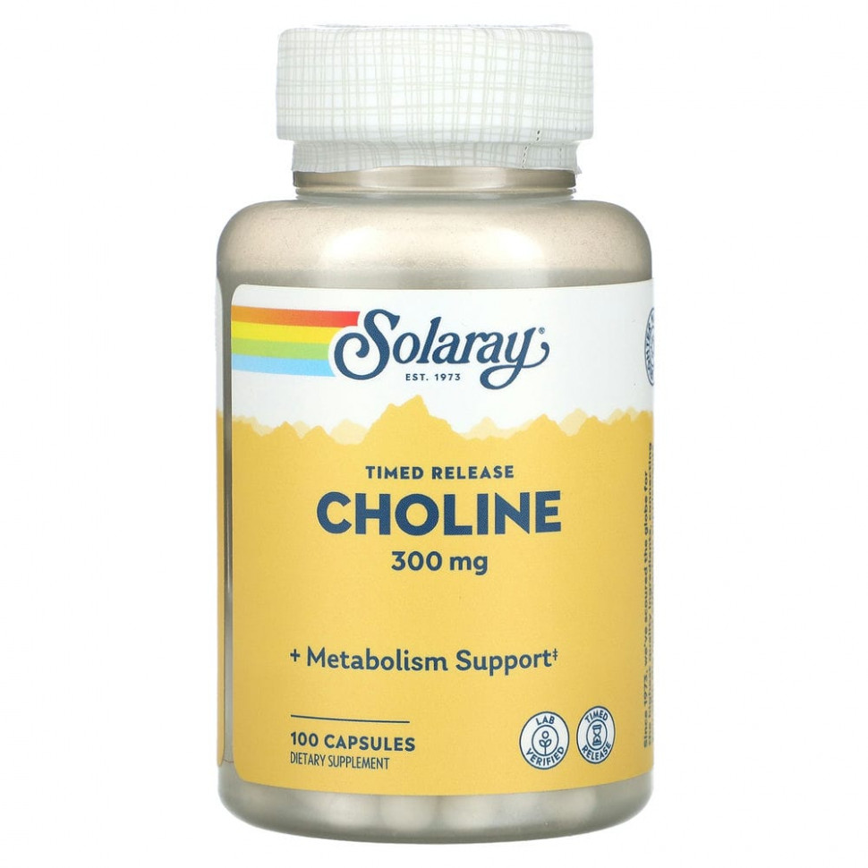 ���� ������ (Iherb) Solaray, Timed Release, �����, 300 ��, 100 ������, ������ �� 1780 ���
