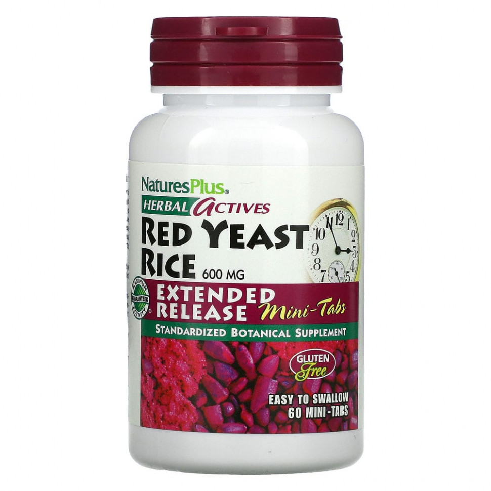 ���� ������ (Iherb) NaturesPlus, Herbal Actives, ������� ��������� ���, 300 ��, 60 ����-��������, ������ �� 3270 ���