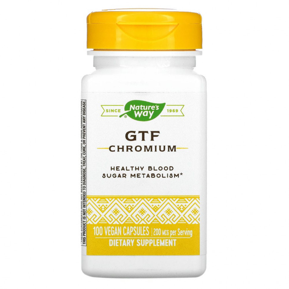 ���� ������ (Iherb) Nature's Way, ���� (GTF), 200 ���, 100 ��������� ������, ������ �� 1680 ���